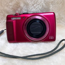 OLYMPUS SH-21 Compact Digital Camera Red 12.5x Zoom Full HD Tested
