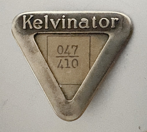 Vtg Early Employee Badge: KELVINATOR CORP, Detroit; Appliances & Refrigeration