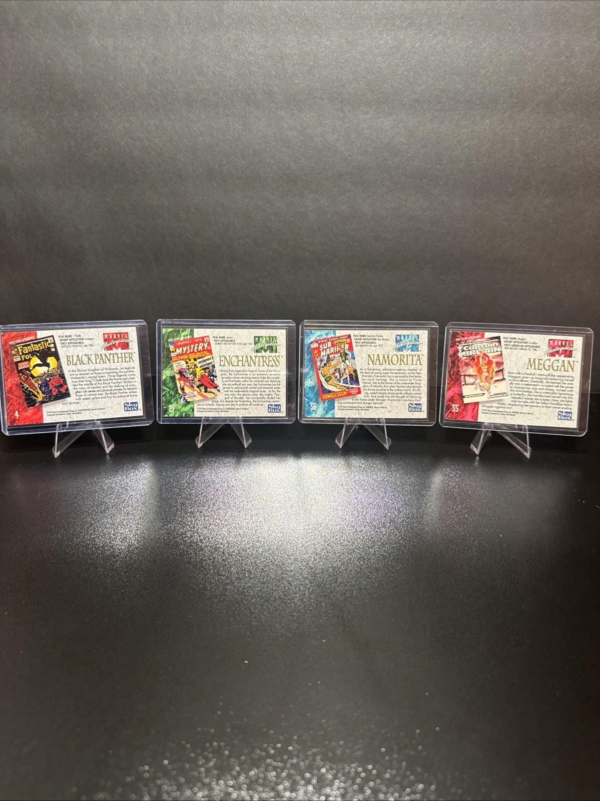 1992 Marvel Masterpieces Anti-Heroes Lot Black Panther Namor Enchantress thumbnail 2