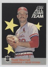 1987 Fleer All Star Team Todd Worrell #8 5wg