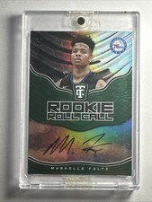 2017/18 Panini Totally Certified Markelle Fultz Green #2/5 Rookie Roll Call AUTO