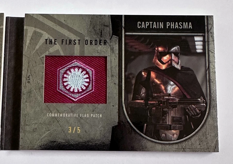 Star Wars Evolution Flag Patch Book The First Order Kylo Ren Captain Phasma 3/5 - Image 4 of 4