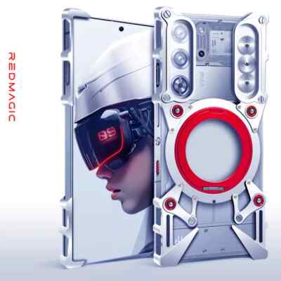 Metal Mechanical Rimless Case Fr Nubia Redmagic 8 9 10 Pro 360 Ring Holder Cover
