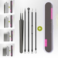 Acne Cleaning Tools Pimple Popper Tool Kit Blackhead Remover Acne Needle Set.