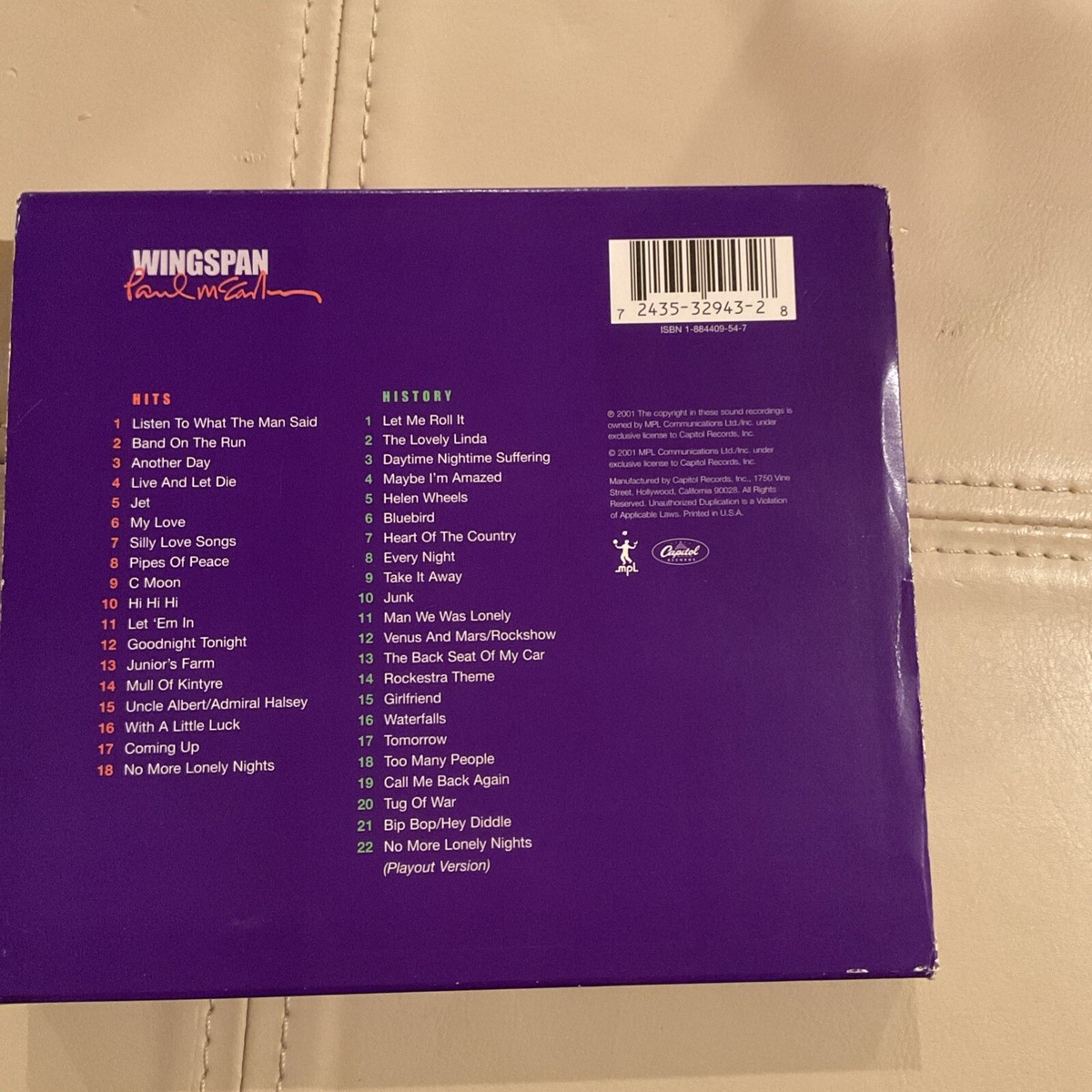 洋楽 paul mccartney / wingspan (ULTRA RARE!!) Paul McCartney