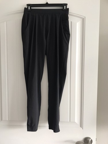 PLEATED BLACK UNLINED POCKETS PANTS | eBay