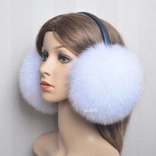 New Luxury Women Warm Real Fur Earmuffs Natural Fur Ear Muffs Real Fur Earmuff