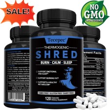 SHRED Brucia Grassi Termogenico Perdita Peso Relax Supporto Sonno,SUPPORTO BRUCIA GRASSI
