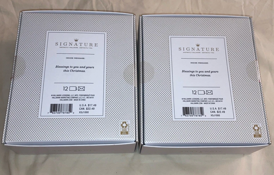 24 Cards Hallmark Signature Christmas Cards, Church - Image 4 of 4