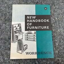 Vintage 1964 Workbench Magazine "New Handbook of Furniture" Mid-Century Modern