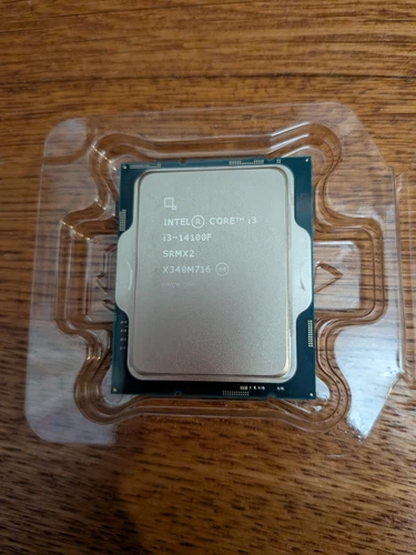 Intel Core i3-14100F processor, gently used