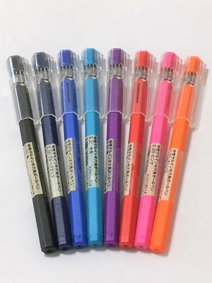 Muji Gel Ink Extra fine Hexagonal Ballpoint Pen 0.25mm 8 Color