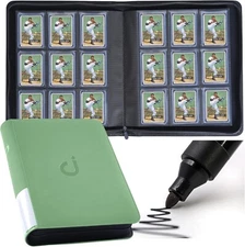 Top Loader Binder, Holds 288 Top Loaders - 9-Pocket Toploader Binder for 3" x 4"