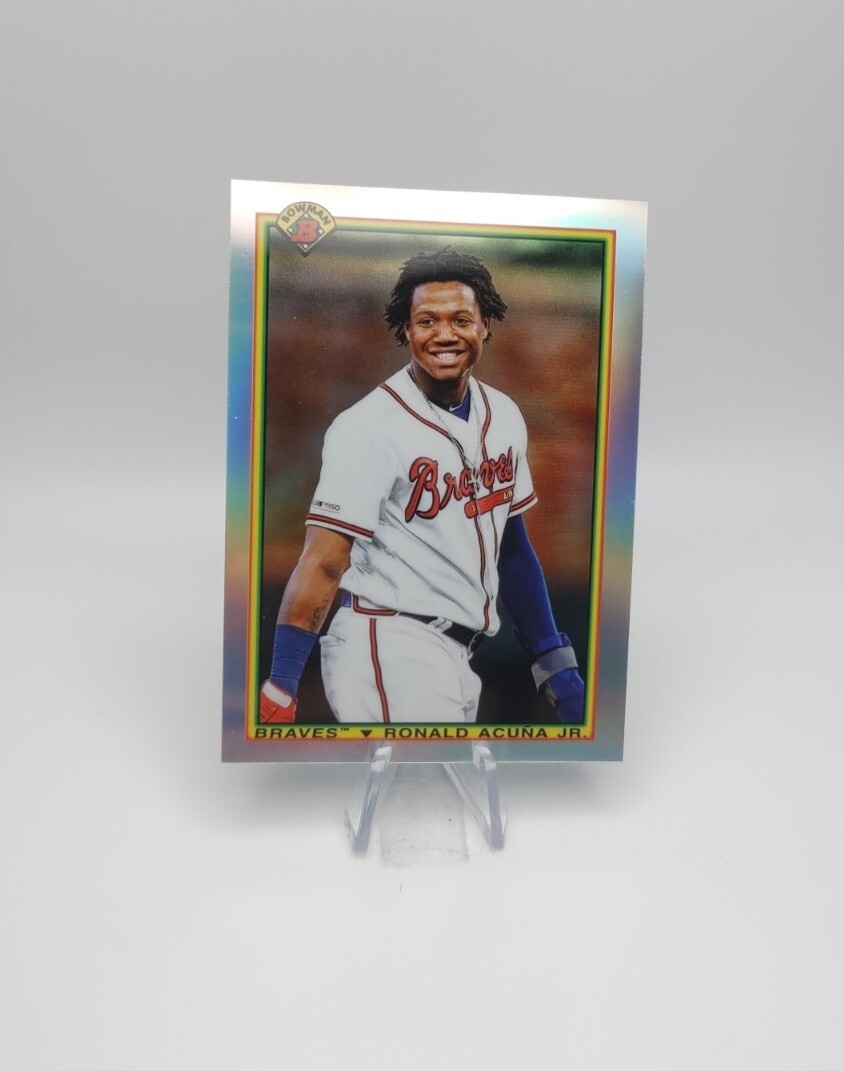  2020 Bowman Chrome '90 Bowman #90BRAJ Ronald Acuna Jr. braves!