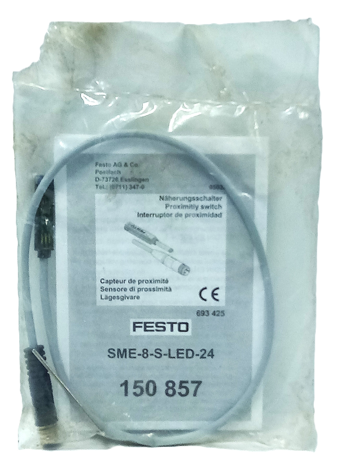 Festo SME-8-S-LED-24 150857 12-30 V DC Magnetic Reed Switch