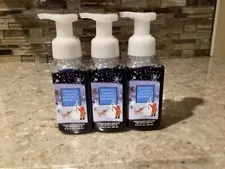 Bath & Body Works FROSTED COCONUT SNOWBALL Foaming Hand Soap LOT x3 FREE SHIP