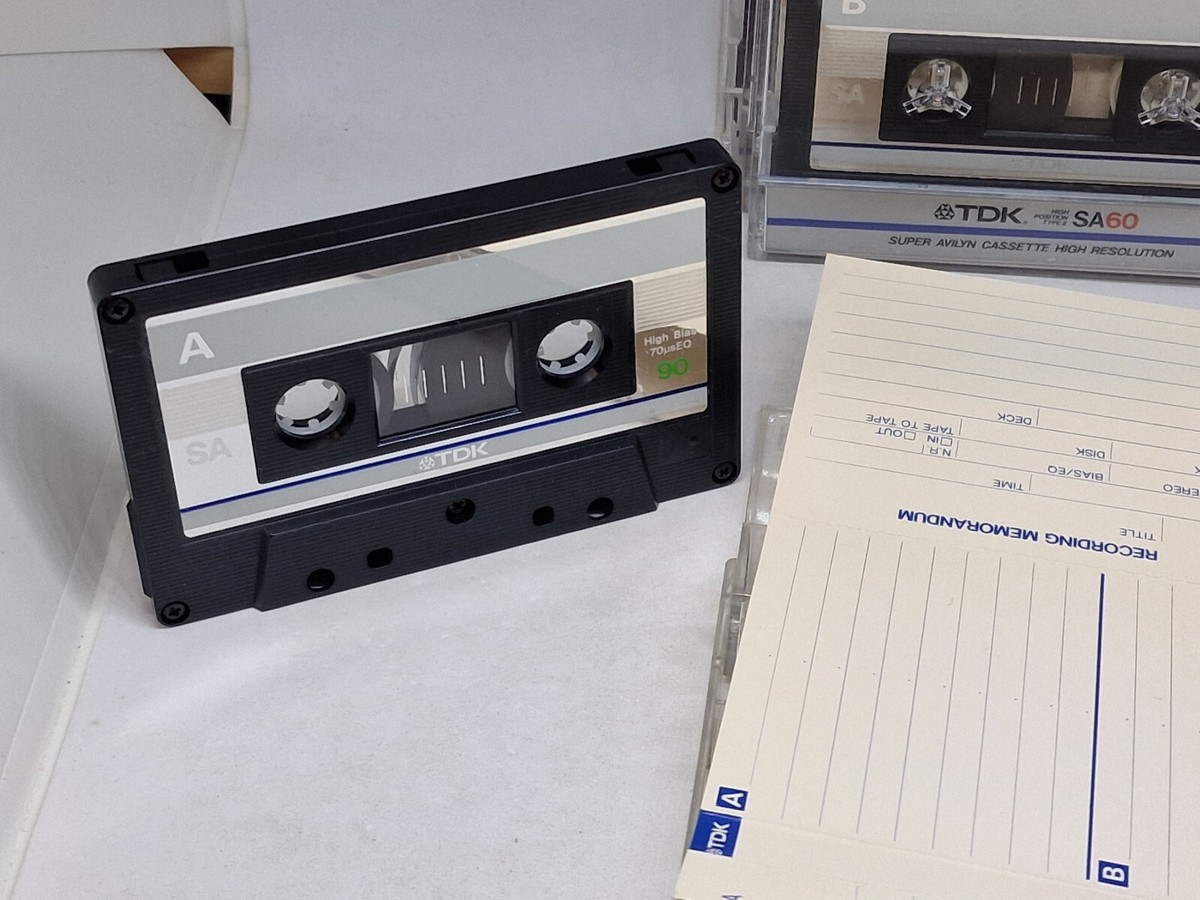 TDK SA 46 54 60 90 Japan Used Audio Cassette Tape | eBay