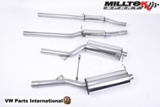 For Audi RS6 C5 V8 Bi-Turbo Milltek Sport Performance Res Cat Back Exhaust Bl...