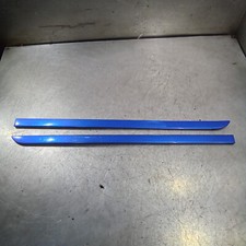 Renault Clio Mk3 2005-2009 Exterior Roof Gutter Trims Strips Monaco Blue