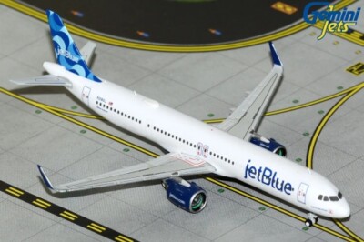 GeminiJets Airbus A321neo JetBlue ''Mint for Big Things'' N2180J 1:400 Modellflugz