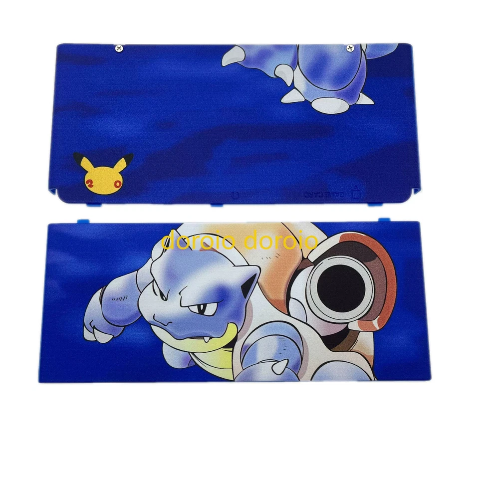 Top&Bottom Battery Cover Housing Shell Case w/Screws For Nintendo New 3DS (2015) - Image 3 of 4