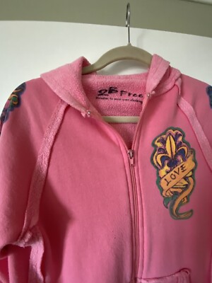 2B Free Pink Zipup Hoodie | eBay
