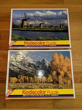 Lot of 2 Kodacolor/RoseArt Jigsaw Puzzles 1991 factory sealed