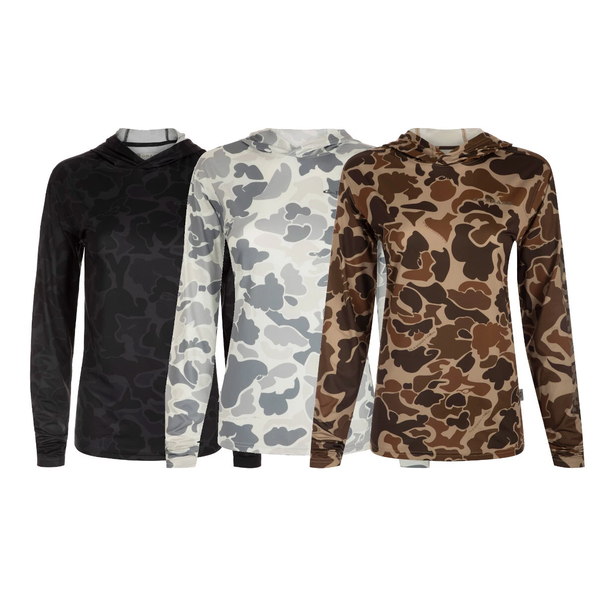 Drake Waterfowl Camo Performance Hoodie