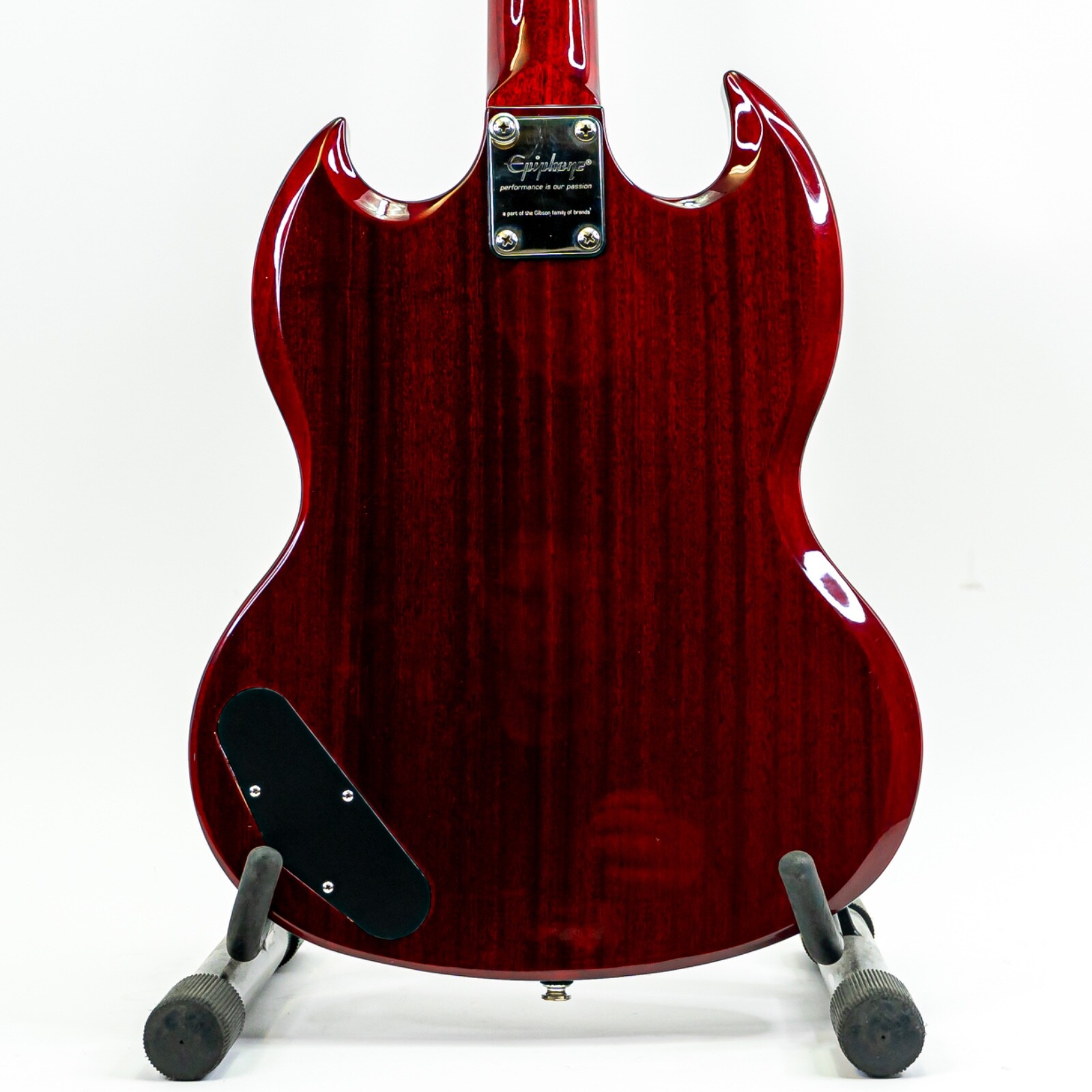 2011 Epiphone EB-0 SG Bass Cherry Red w/ Artec Sidewinder AlNiCo V Pickup