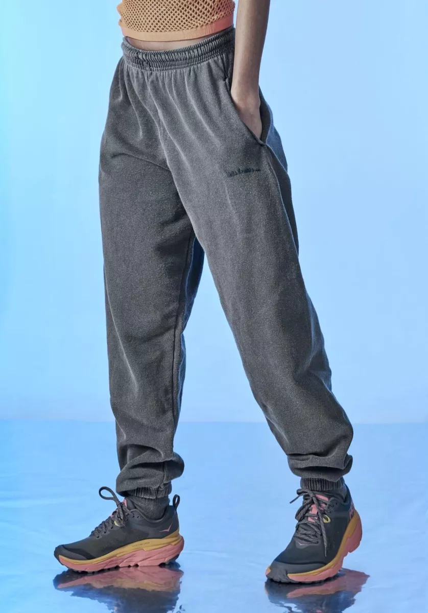 Iets Frans charcoal dark grey joggers Urban Outfitters cotton