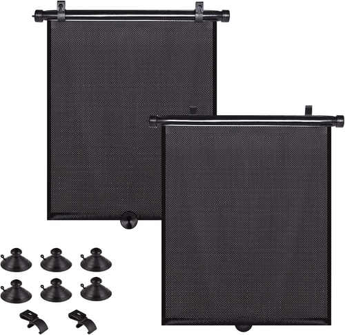Auto Sonnendeckel Auto Sonnenschutz Auto Sonnenschutz Auto einfach zu installieren 2PCS - Bild 9 von 12