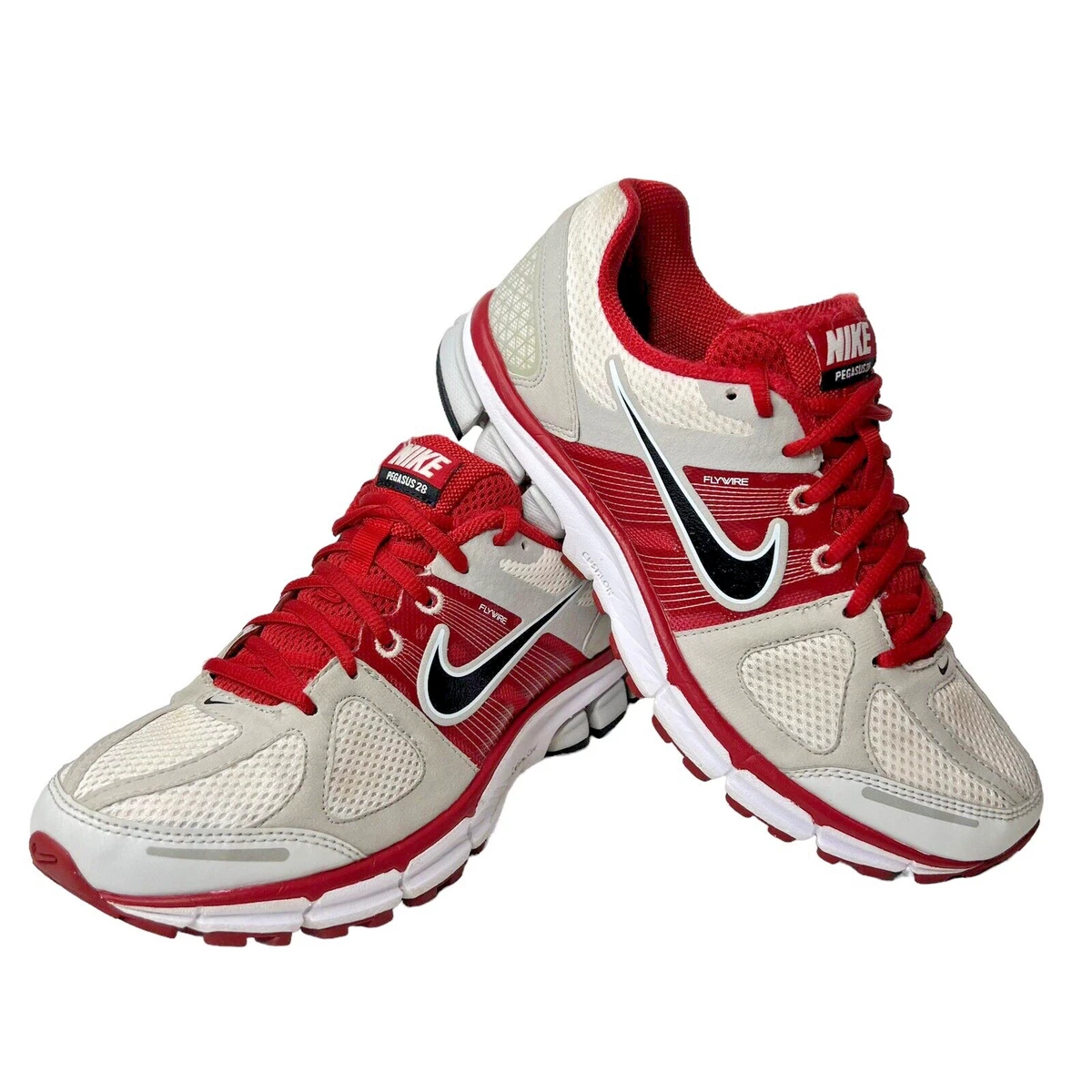 Nike Pegasus 28 Flywire Cushion Zoom Air Running Red Women&#039;s US 8.5 eBay