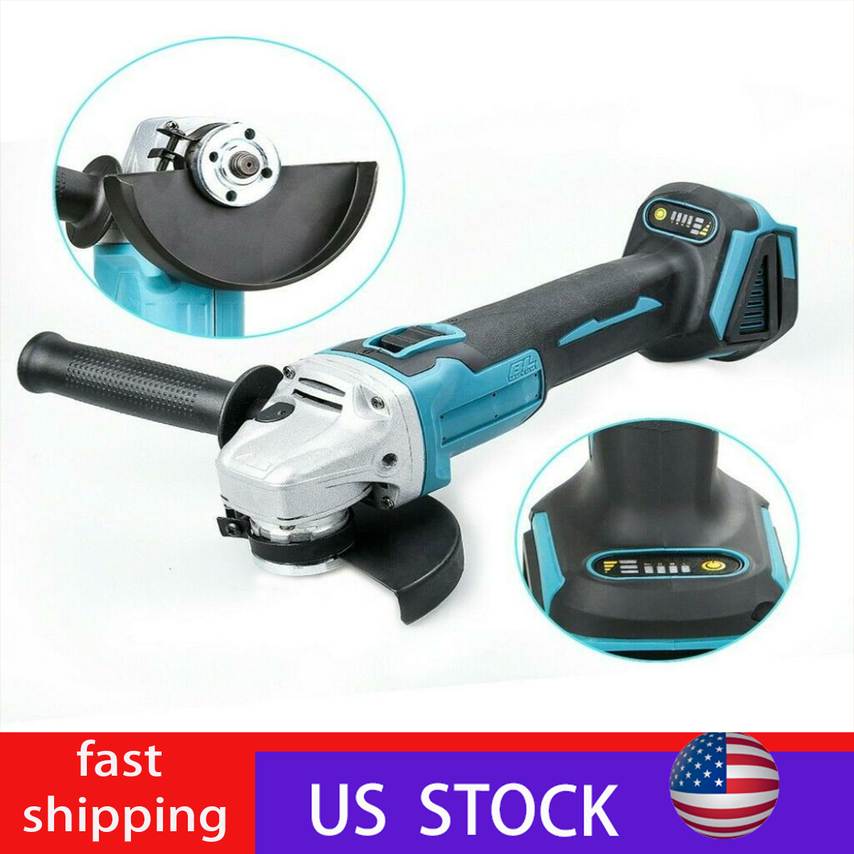 Makita 18V Brushless Cordless 125mm Angle Grinder Bare Tool Lithium-ion