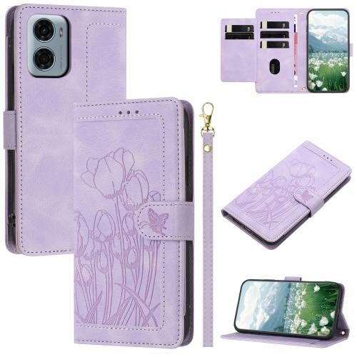 Custodia Portafoglio Haninsuze Per Motorola Moto G05 / E15 - Pelle PU Con 3 Slot Carte - Chiusura Magnetica - Supporto Integrato - Antiurto - Flip Case