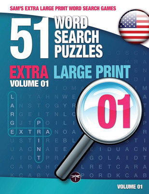 Sam'S Extra Large Print Word Search Games, 51 Word Search Puzzles, Volume 1: Bra