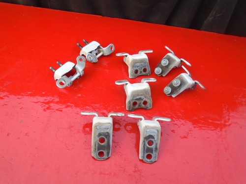04 05 06 07 08 ACURA TL DOOR HINGE HINGES BRACKETS SET ALL X8 OEM WHITE - Bild 6 von 6