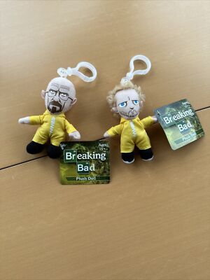 Breaking Bad Walter White Jesse Pinkman Plüsch Figur Anhänger Keychain Mezco
