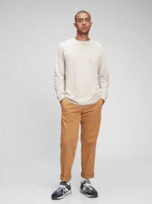 New men's 29x30 Gap Vintage khakis in relaxed fit with GapFlex Palomino Brown