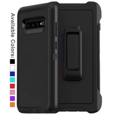 For Galaxy S10 + Plus S10e Case Cover Shockproof Series Fits Defender Belt Clip