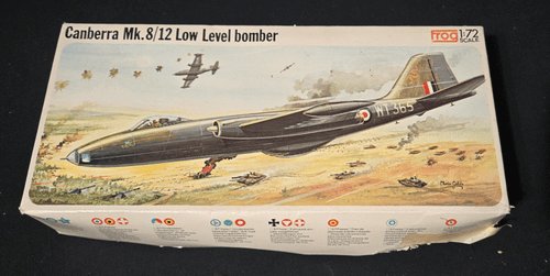 Kit Modelo Rana Vintage Canberra Mk.8/12 Bombardero Bajo Nivel 1:72 Kit# F203 - Imagen 1 de 2