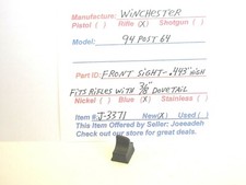 Winchester 94 Post 64. Front Sight .443 High Item J-3371