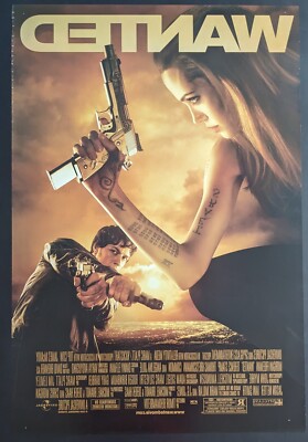 Wanted (2008) Original 27x40 Movie Poster D/S Rolled, Angelina