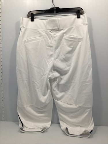 Nike Vapor Select Men's Baseball Pants White Blue Piping BQ6437-102 Size XL - 第 2/3 張圖片