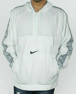 nike half zip white