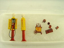 alte Shell Zapfsäulen Anlage Set   - Artitec HO Fertigmodelle  1:87 - 387543 #E