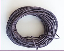 1mm Waxed Cotton Cord Bayberry 10 yard pack 30 feet