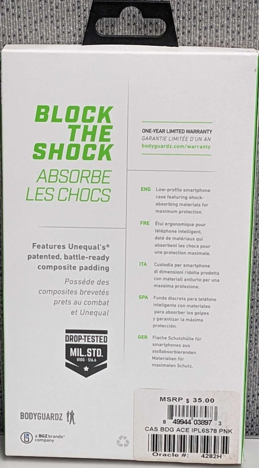 Funda BodyGuardz Ace Pro para iPhone 6s Plus/7 Plus/8 Plus Foto 2 de 2