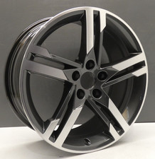 AUDI A4 S4 B9 18" DIAMOND CUT ALLOY WHEEL RIM S LINE GREY 8W0601025M GENUINE X1