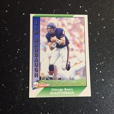Jim Harbaugh 1991 Pacific Football #49 NFL Chicago Bears Quarterback