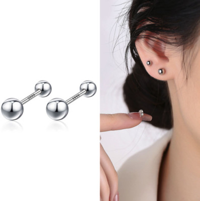アクセサリー CALEE STUDS ROLL SILVER PIERCE <LARGE> STUDS ROLL